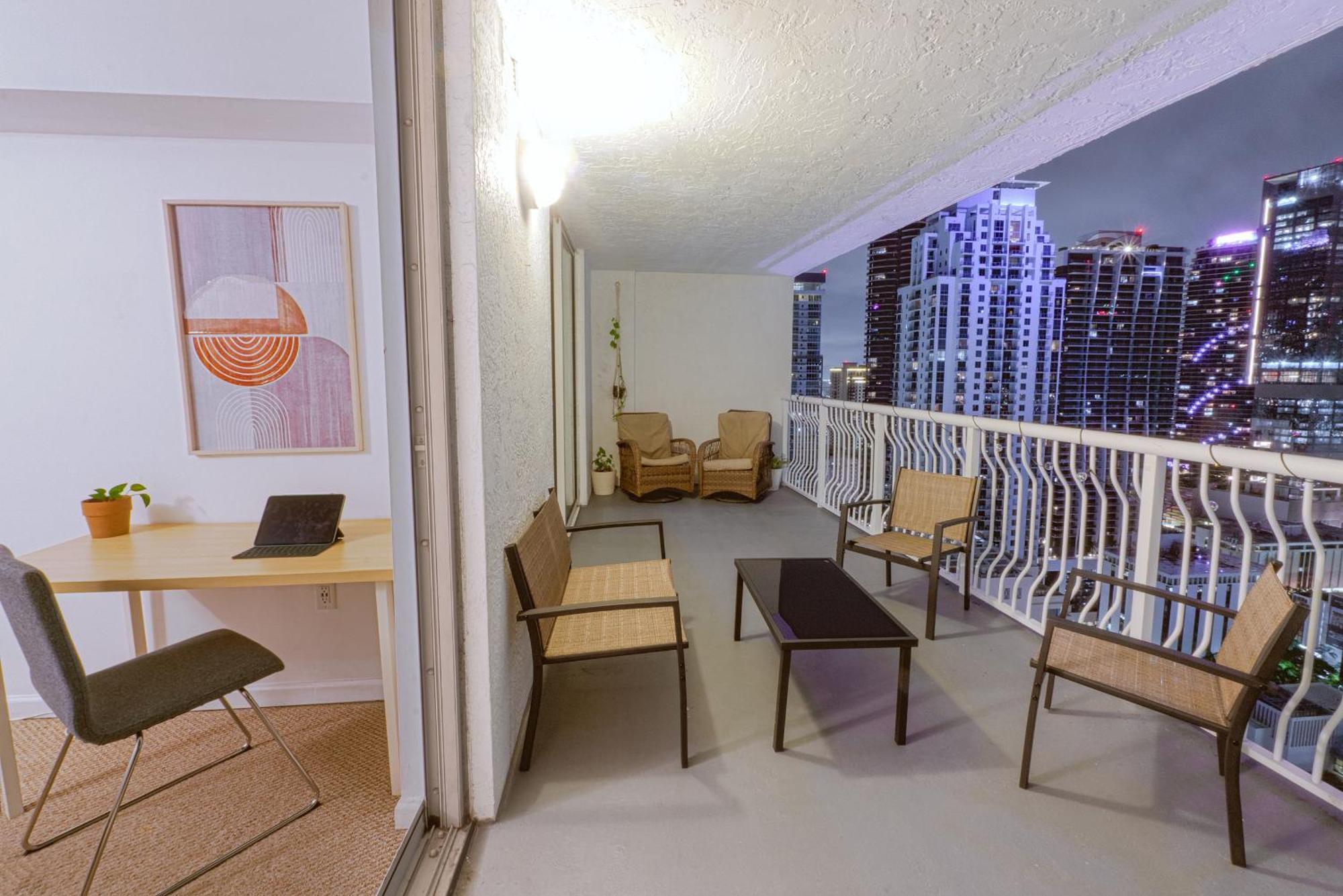 4 Bed Full Condo In Miami With Skyline & Sea View المظهر الخارجي الصورة